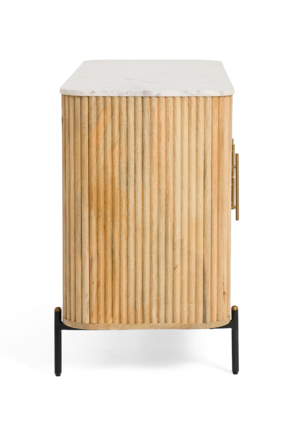 Fluted Mango Wood Sideboard | OROA Modern Cambridge | Oroa.com