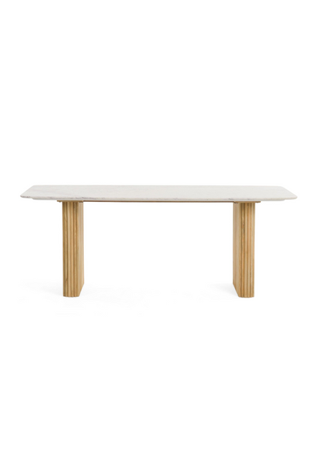 White Marble Dining Table | OROA Modern Cambridge | Oroa.com