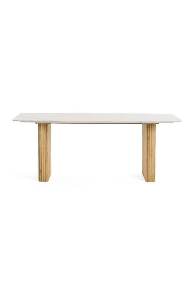 White Marble Dining Table | OROA Modern Cambridge | Oroa.com