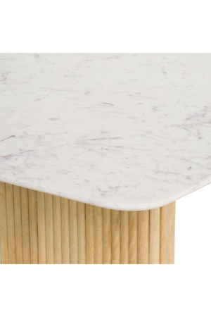 White Marble Dining Table | OROA Modern Cambridge | Oroa.com