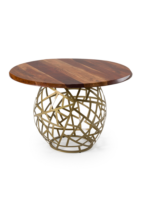 Round Solid Acacia Dining Table | OROA Modern Taylor | Oroa.com