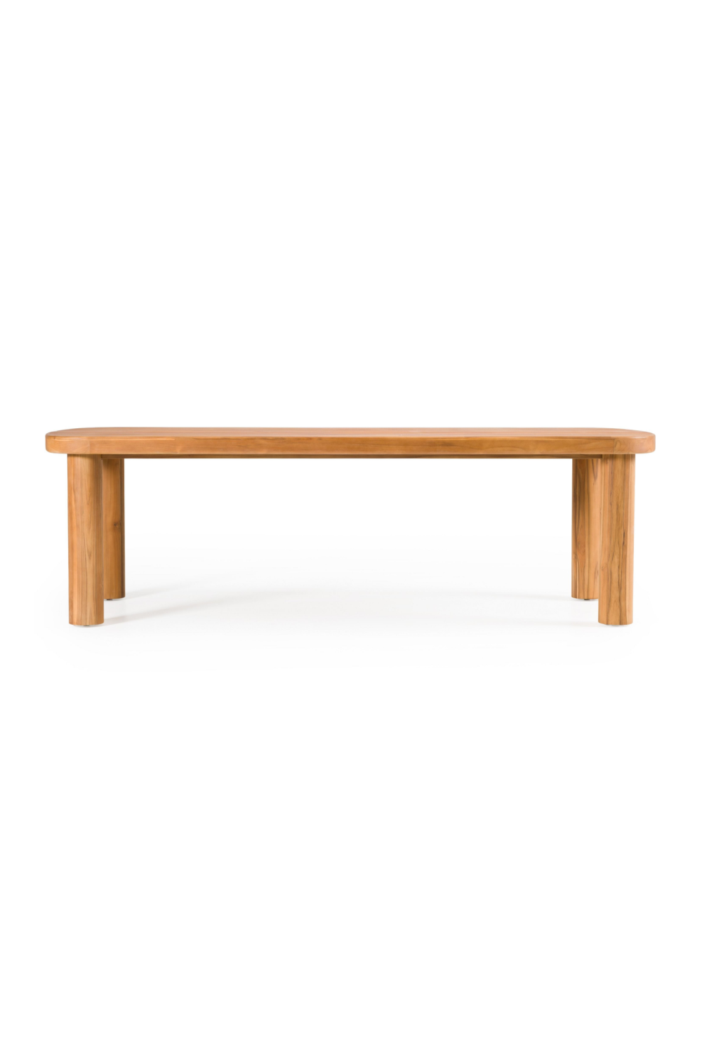 Outdoor Natural Teak Dining Table | OROA Modern Kamari | Oroa.com