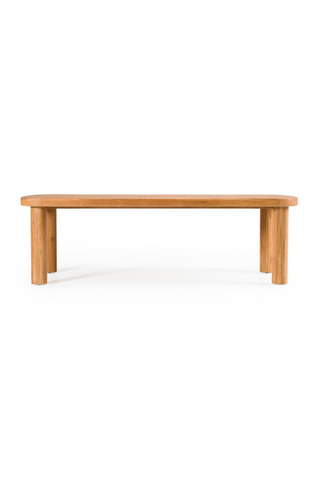 Outdoor Natural Teak Dining Table | OROA Modern Kamari | Oroa.com