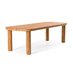   Outdoor Natural Teak Dining Table | Oroa.com
