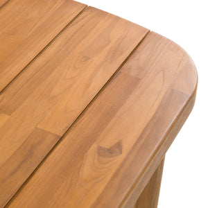   Outdoor Natural Teak Dining Table | Oroa.com