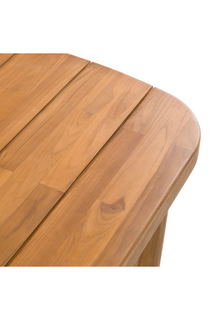 Outdoor Natural Teak Dining Table | OROA Modern Kamari | Oroa.com