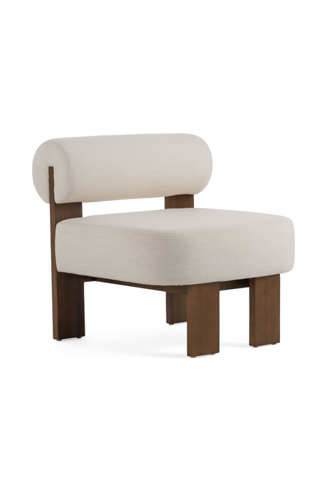 Walnut Oak Framed Accent Chair | OROA Modern Rosanne | Oroa.com