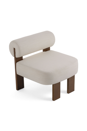 Walnut Oak Framed Accent Chair | OROA Modern Rosanne | Oroa.com