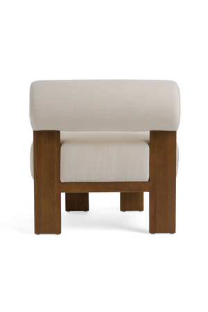 Walnut Oak Framed Accent Chair | OROA Modern Rosanne | Oroa.com