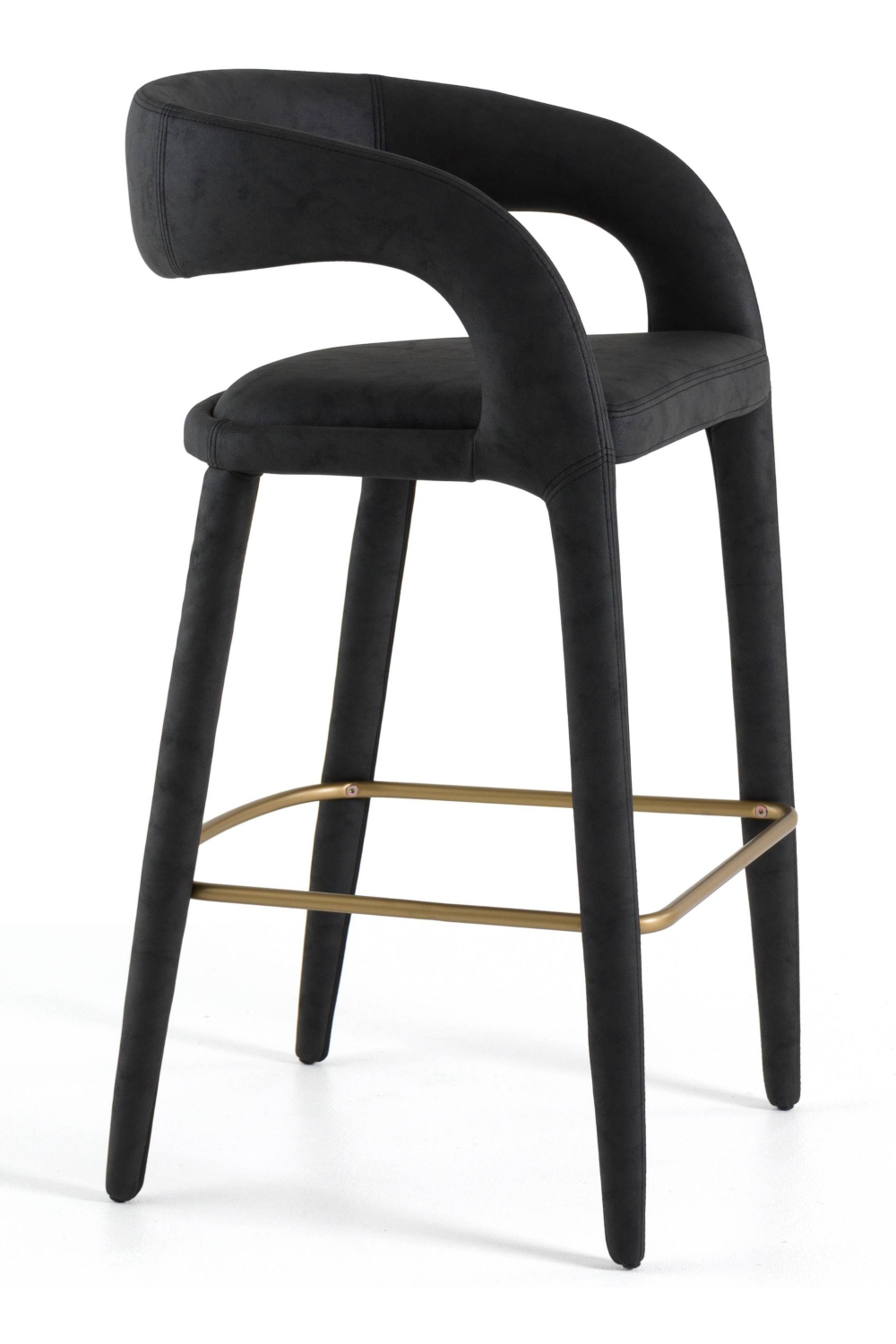 Leatherette Upholstered Bar Chair | OROA Modern Faerron | Oroa.com