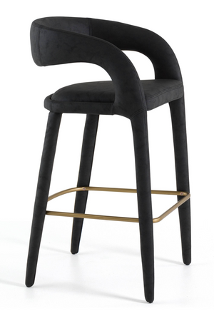 Leatherette Upholstered Bar Chair | OROA Modern Faerron | Oroa.com