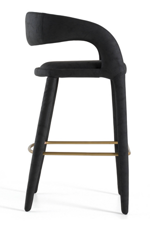 Leatherette Upholstered Bar Chair | OROA Modern Faerron | Oroa.com