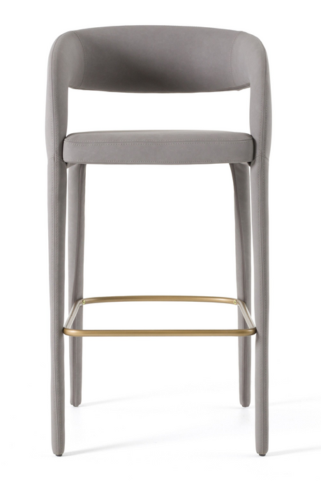Leatherette Upholstered Bar Chair | OROA Modern Faerron | Oroa.com