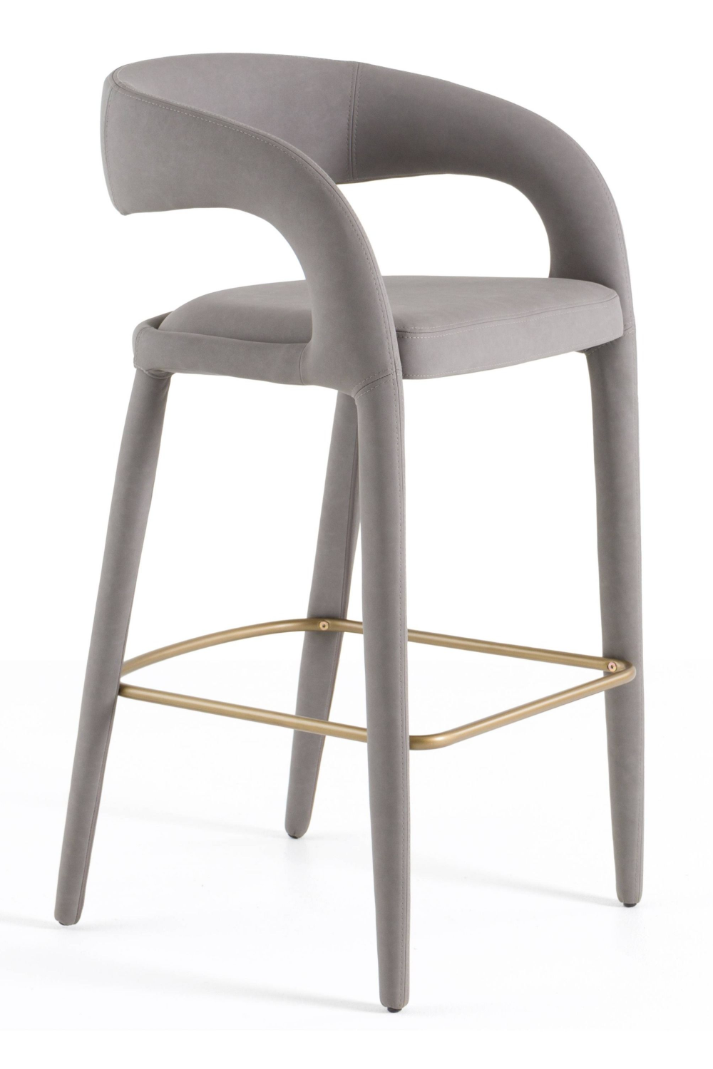 Leatherette Upholstered Bar Chair | OROA Modern Faerron | Oroa.com