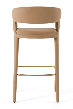 Leatherette Upholstered Bar Chair | OROA Modern Faerron | Oroa.com