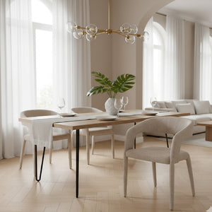 Fabric Upholstered Dining Chair | OROA Modern Faerron