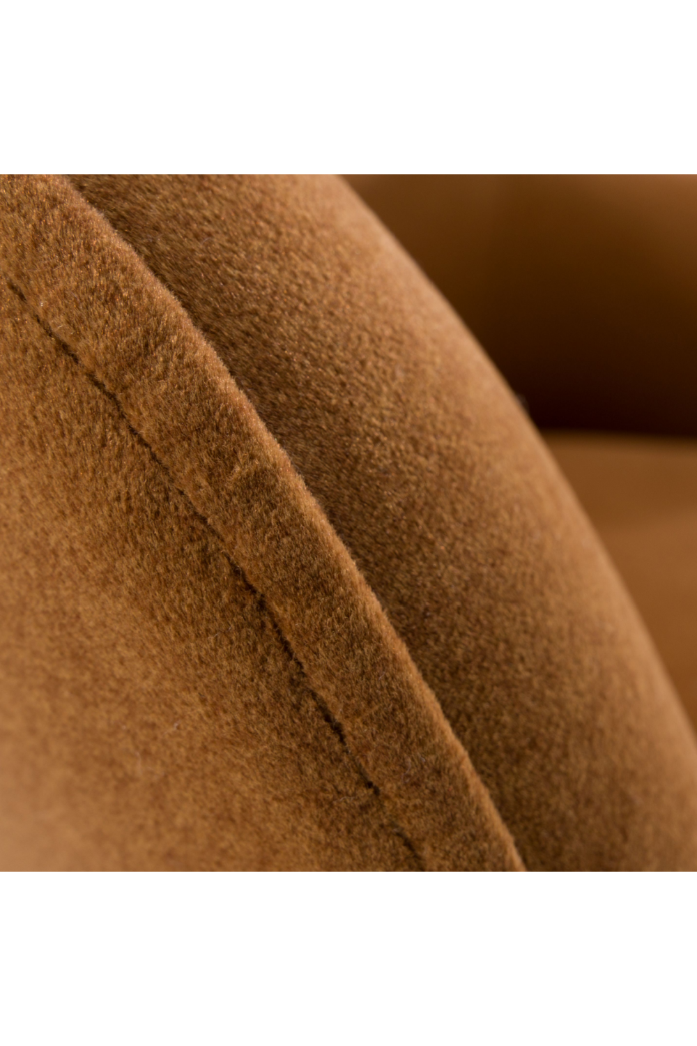 Brown Fabric Swivel Dining Chair | OROA Modern Risa | Oroa.com