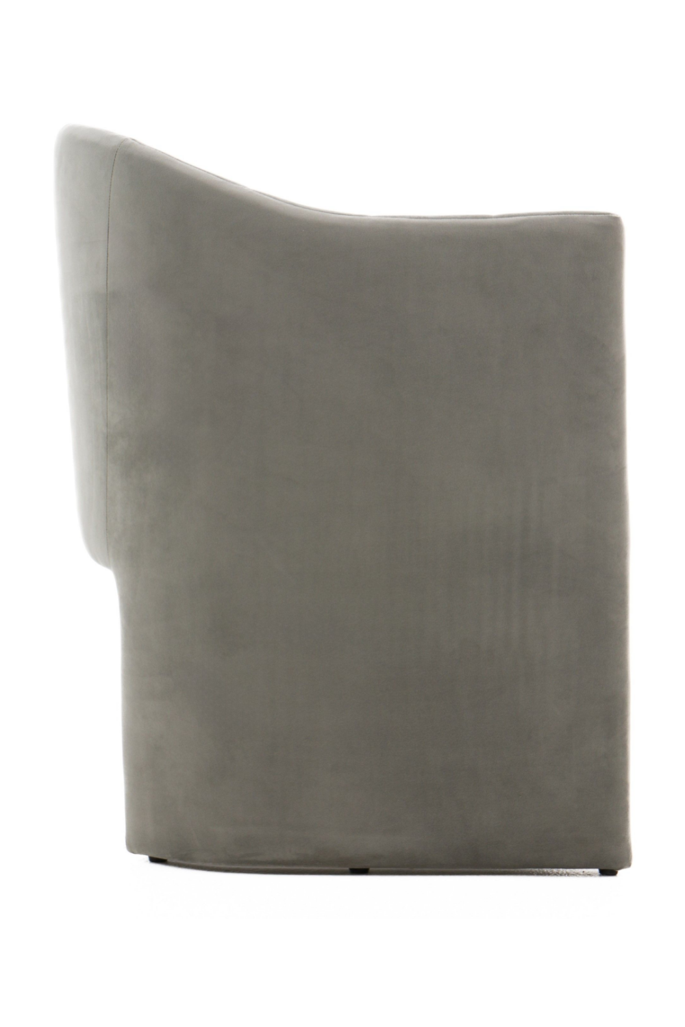 Velvet Curved Dining Chair | OROA Modern Danube | Oroa.com