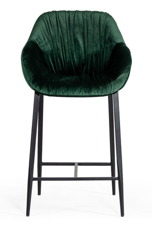 Green Velvet Bar Stool | OROA Modern Katrina | Oroa.com