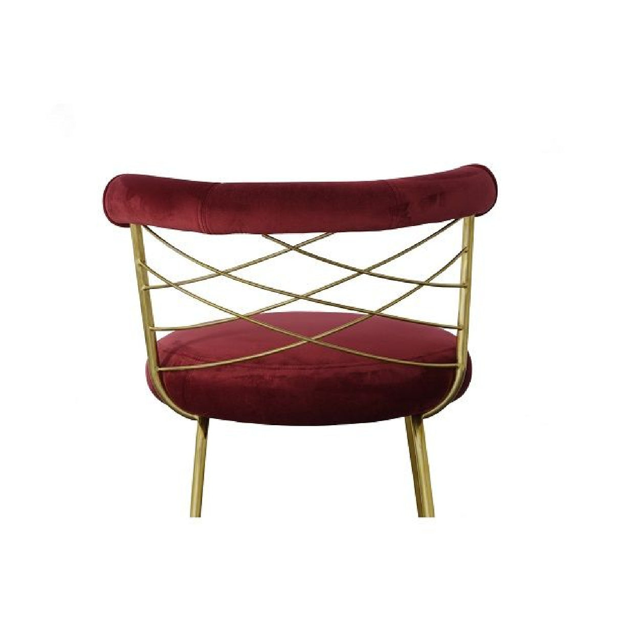   Red Velvet Bar Stool | Oroa.com