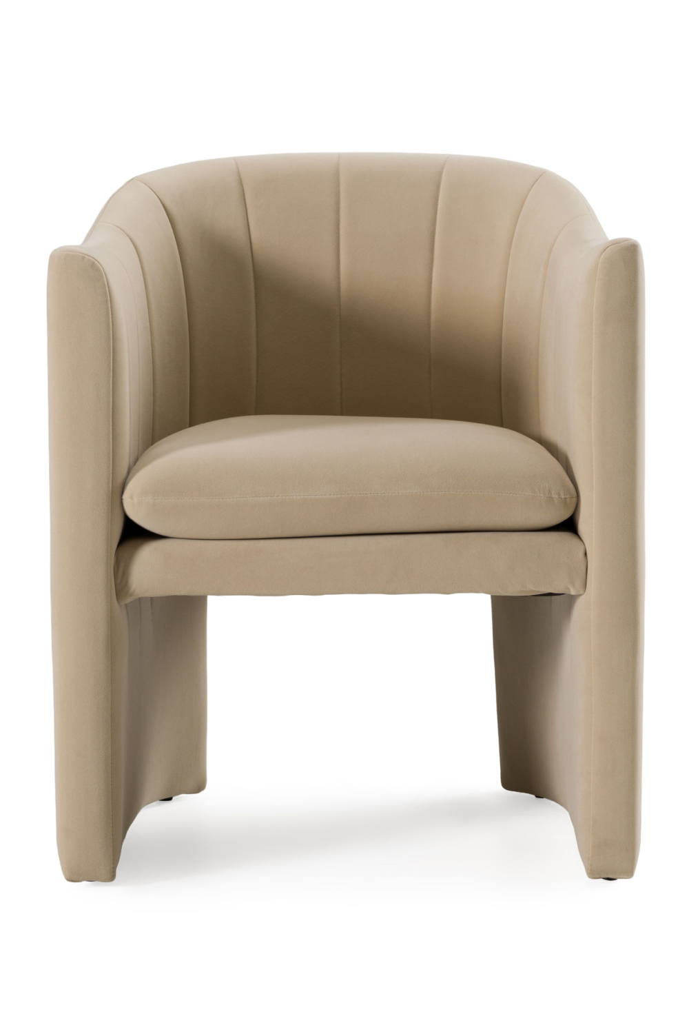 Velvet Curved Dining Chair | OROA Modern Danube | Oroa.com