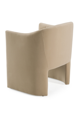 Velvet Curved Dining Chair | OROA Modern Danube | Oroa.com