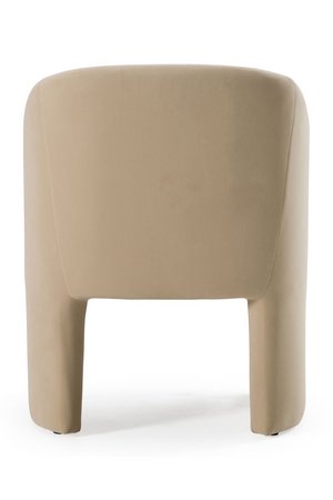 Velvet Curved Dining Chair | OROA Modern Danube | Oroa.com