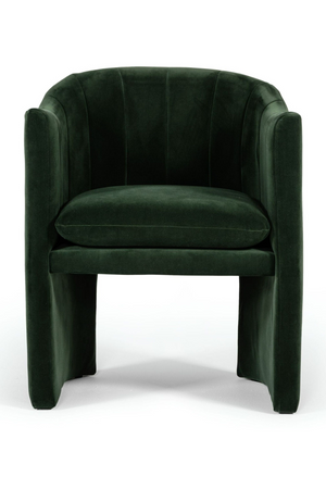 Velvet Curved Dining Chair | OROA Modern Danube | Oroa.com