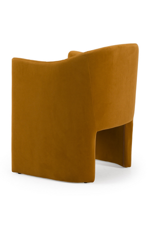 Velvet Curved Dining Chair | OROA Modern Danube | Oroa.com