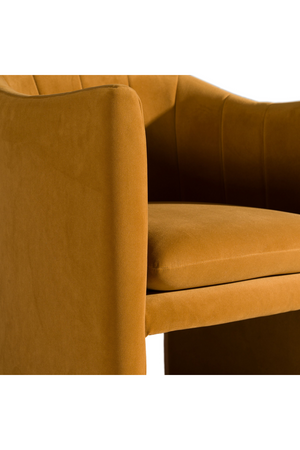 Velvet Curved Dining Chair | OROA Modern Danube | Oroa.com