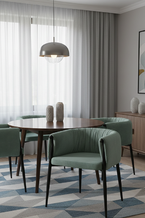 Light Green Velvet Dining Chair | OROA Modern Belcaro | Oroa.com