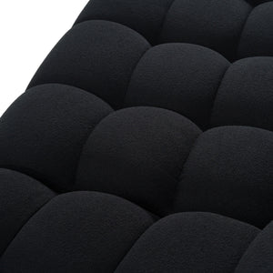   Black Tufted Sectional Sofa | Oroa.com