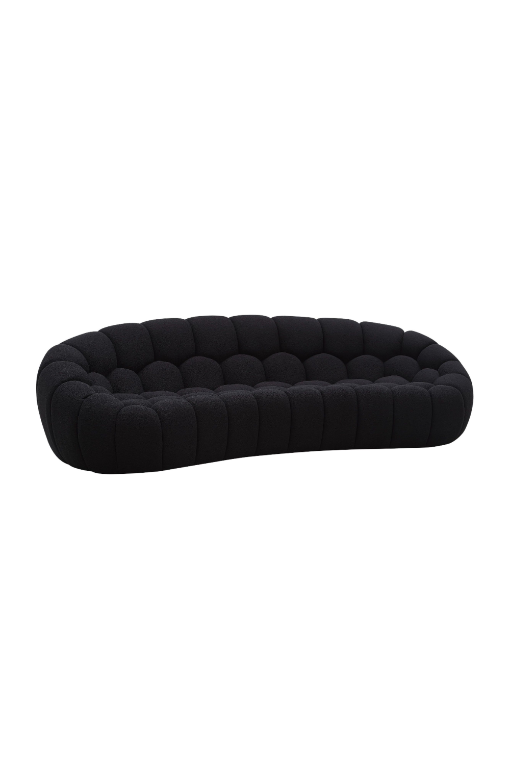Hexagonal-Tufted Curved Sofa | OROA Modern Yolonda | Oroa.com