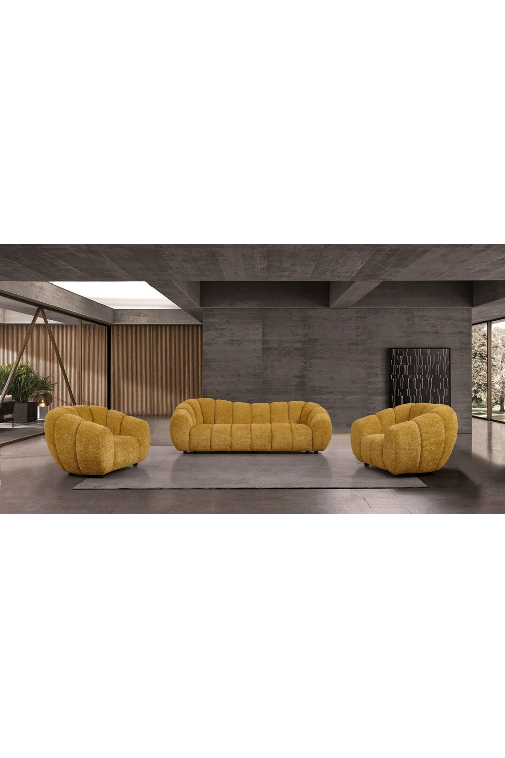 Channel Upholstered Sofa | OROA Modern Suki | Oroa.com