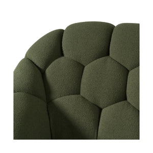 Hexagonal Tufted King Bed | OROA Modern Yolonda