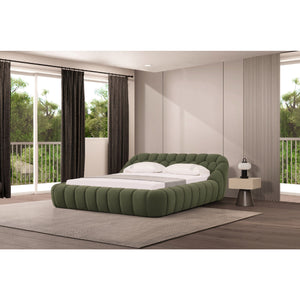 Hexagonal Tufted Queen Bed | OROA Modern Yolonda | Oroa.com