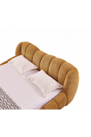Upholstered Panel Camel Headboard Bed | OROA Modern Janine | Oroa.com