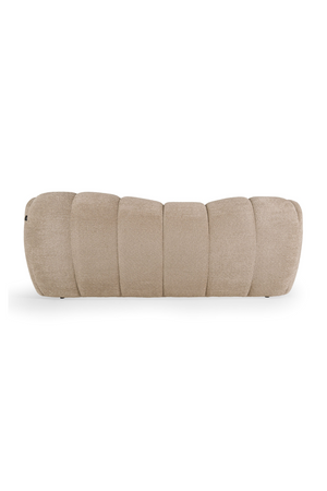 Tan Upholstered Panel Headboard Bed | OROA Modern Janine | Oroa.com