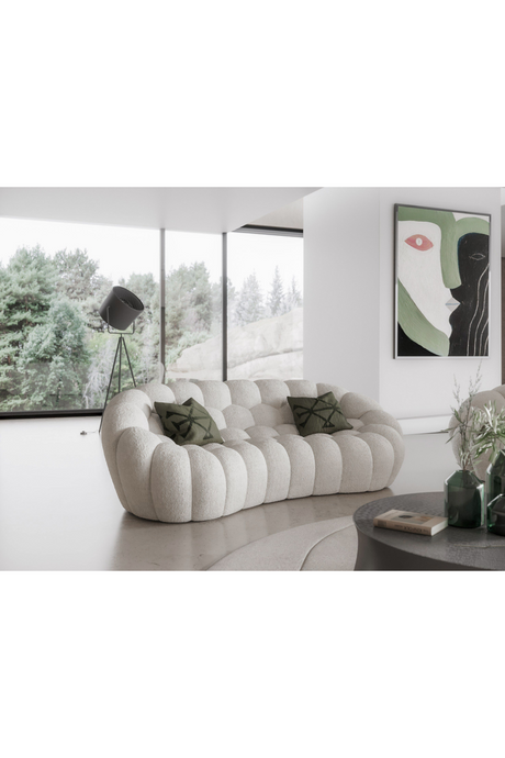 Hexagonal-Tufted Loveseat | OROA Modern Yolonda | Oroa.com