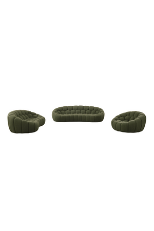 Green Tufted Sofa Set | OROA Modern Yolonda | Oroa.com