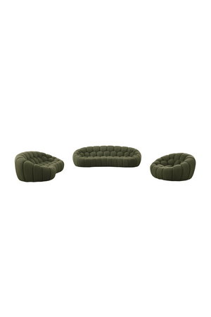 Green Tufted Sofa Set | OROA Modern Yolonda | Oroa.com