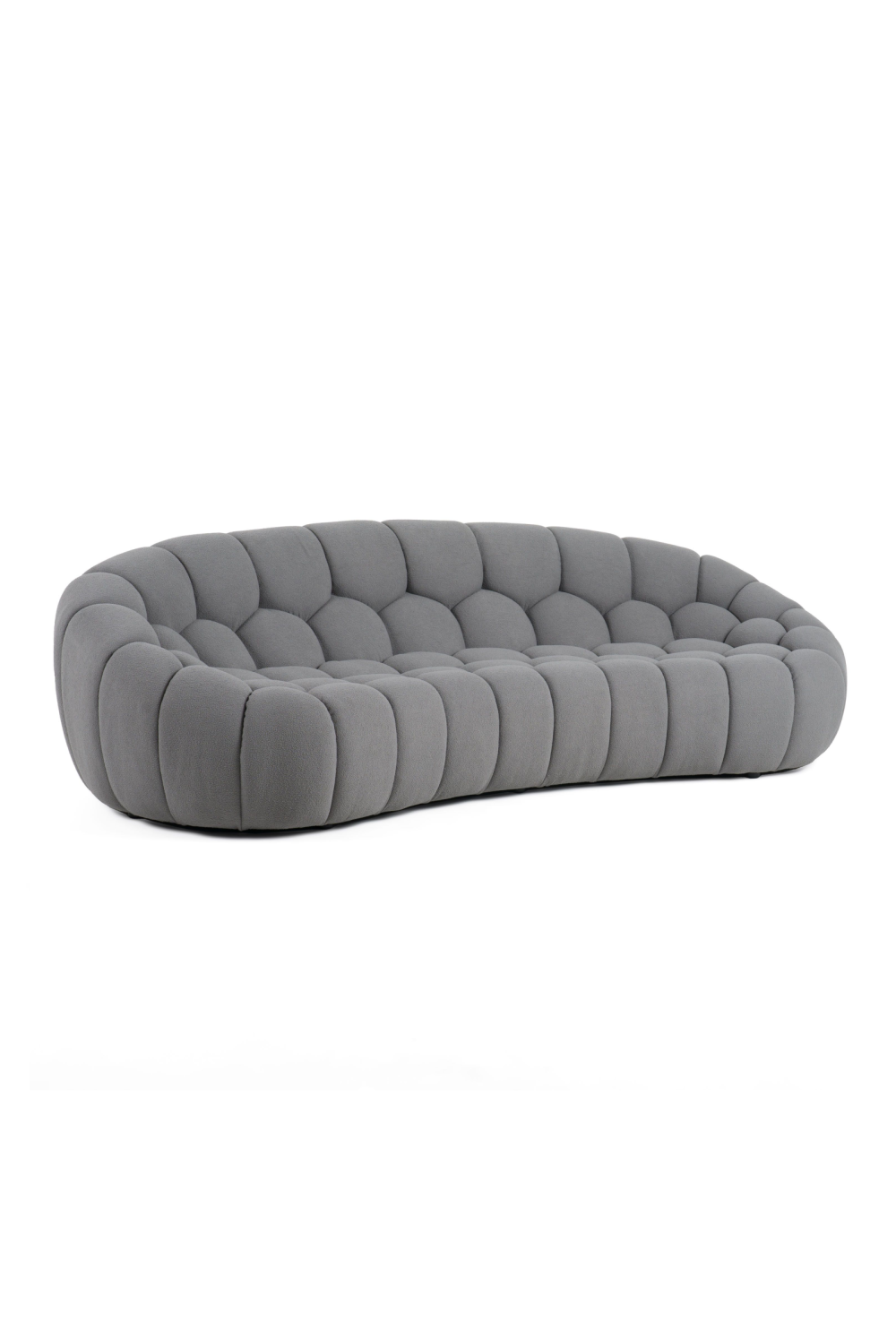 Hexagonal-Tufted Curved Sofa | OROA Modern Yolonda | Oroa.com