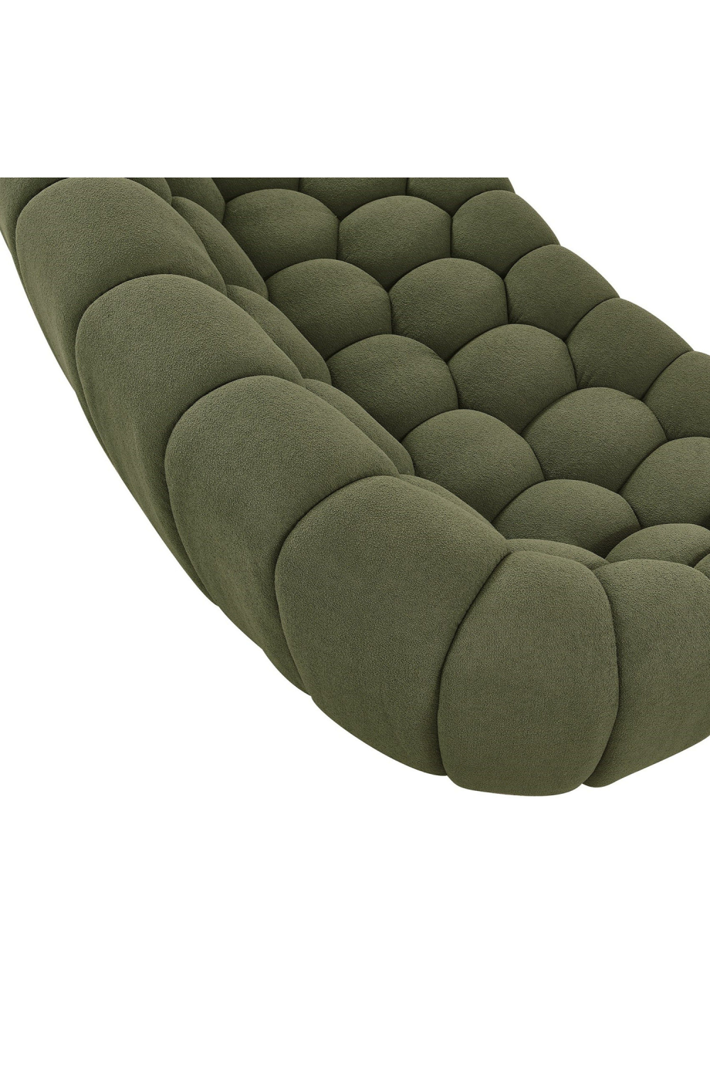 Hexagonal-Tufted Curved Sofa | OROA Modern Yolonda | Oroa.com