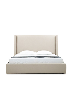 Beige Panel Headboard Bed | OROA Modern Byrne | Oroa.com