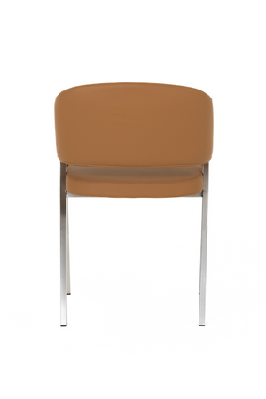 Curved Vegan Leather Dining Chairs (2) | OROA Modern Marcus | Oroa.com