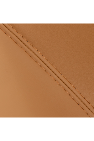 Curved Vegan Leather Dining Chairs (2) | OROA Modern Marcus | Oroa.com