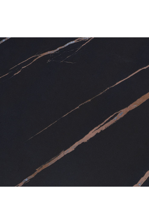 Round Black Ceramic Coffee Table S | OROA Modern Cayson | Oroa.com