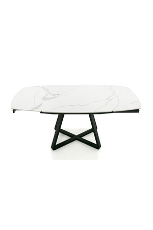 White Ceramic Extendable Dining Table | OROA Modern Cofrey | Oroa.com