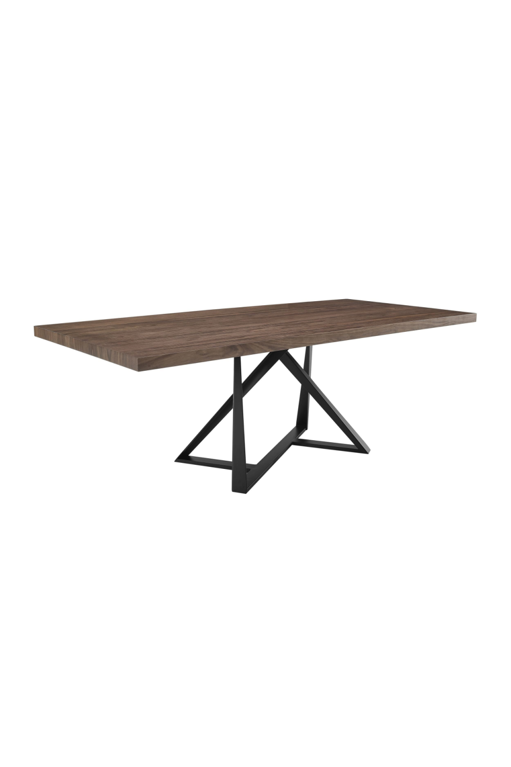 Wooden Top Industrial Dining Table | OROA Modern Keanna | Oroa.com