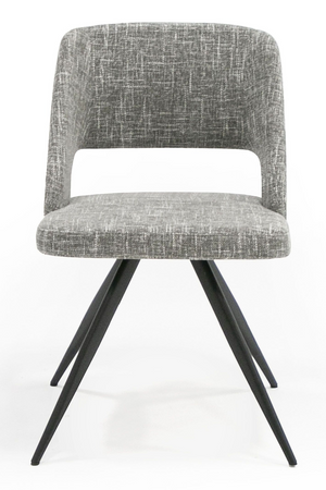 Cutout-Back Gray Dining Chairs (2) | OROA Modern Palmer | Oroa.com